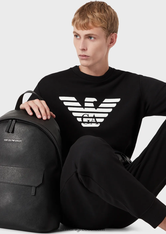 άνδρες Armani Μοντάλ φούτερ με στάμπα με λογότυπο 4046R61595 πρότυπο