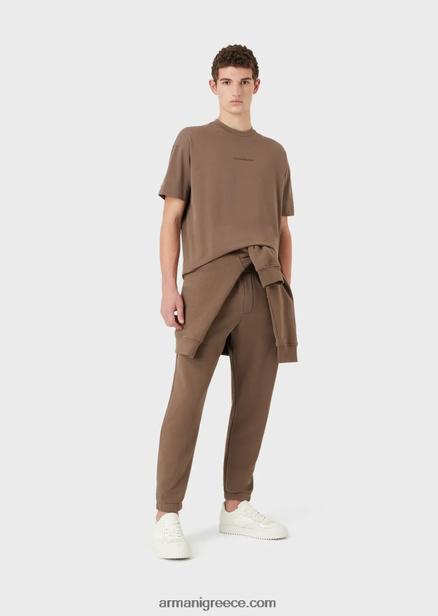 άνδρες Armani βαρύ μπλουζάκι με έντονο καουτσούκ 4046R61630 γκρι περιστεριού