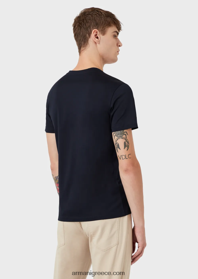 άνδρες Armani μπλουζάκι με ζέρσεϊ 4046R61743