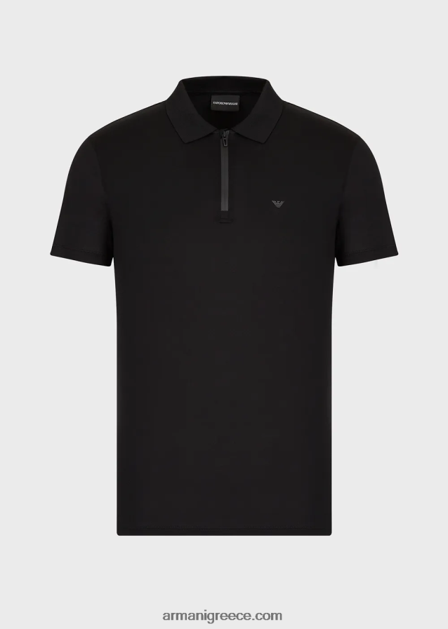 άνδρες Armani Απαραίτητα για ταξίδια slim-fit jersey polo shirt 4046R61570