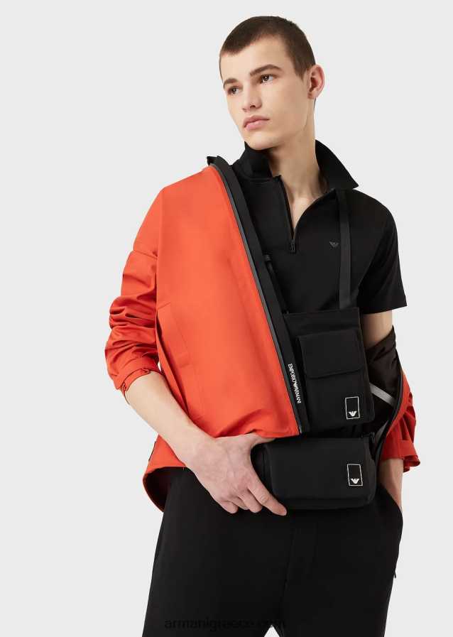 άνδρες Armani Απαραίτητα για ταξίδια slim-fit jersey polo shirt 4046R61570