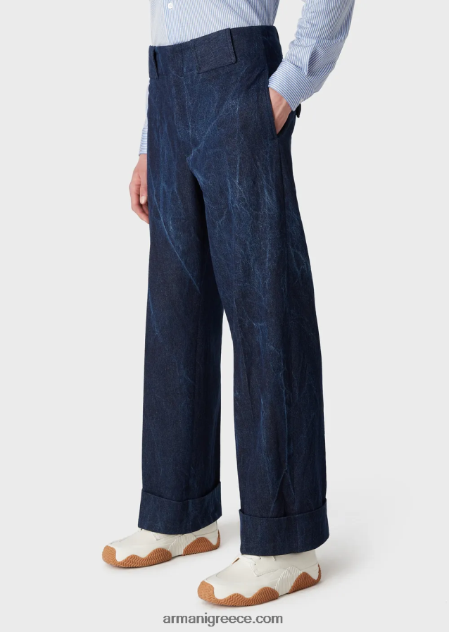 άνδρες Armani πέτρινο τζιν παντελόνι 4046R61371