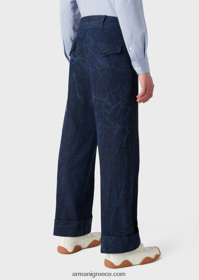 άνδρες Armani πέτρινο τζιν παντελόνι 4046R61371