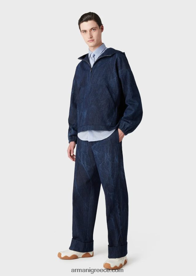 άνδρες Armani πέτρινο τζιν παντελόνι 4046R61371