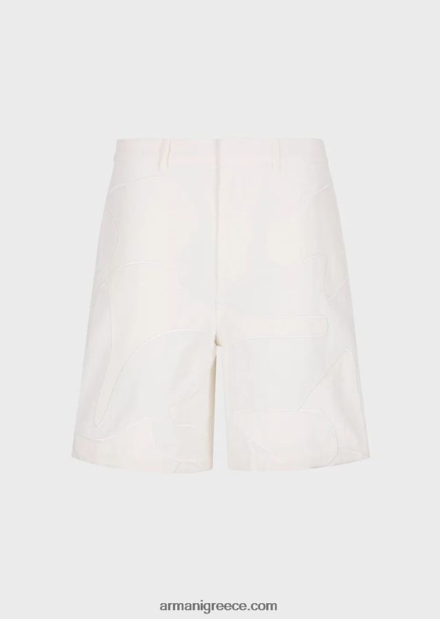 άνδρες Armani Παντελόνι παντελόνι με υπερμεγέθη κέντημα παραλλαγής ασορτί χρώματος 4046R61406