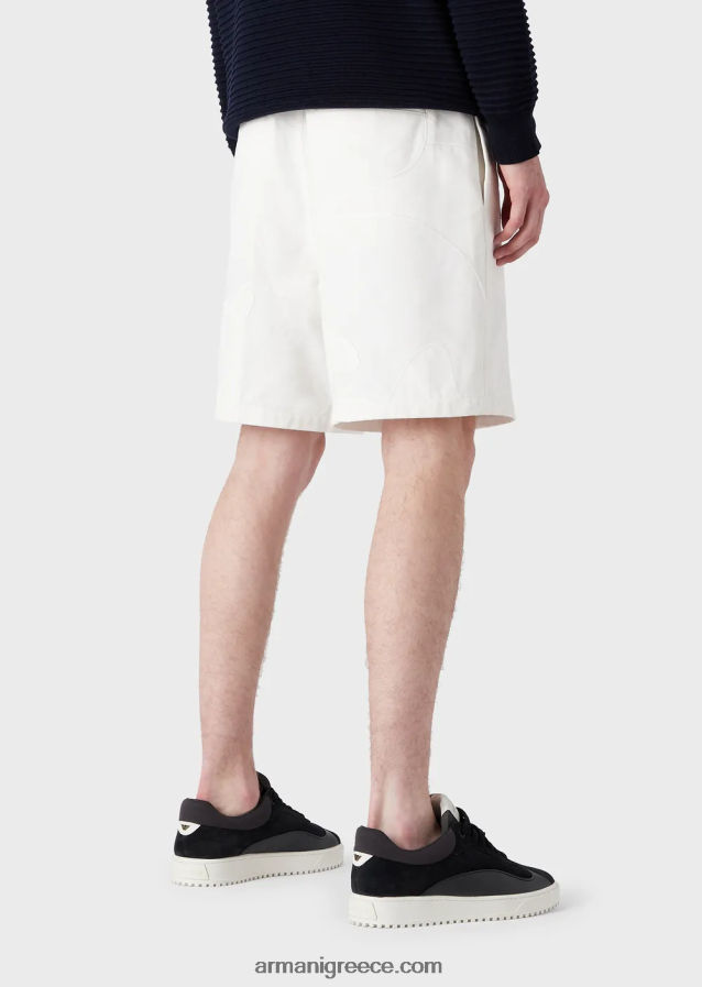 άνδρες Armani Παντελόνι παντελόνι με υπερμεγέθη κέντημα παραλλαγής ασορτί χρώματος 4046R61406