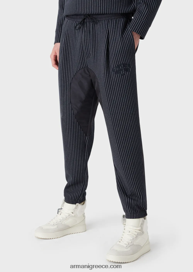 άνδρες Armani τζόγκερ με ρίγες 4046R61426