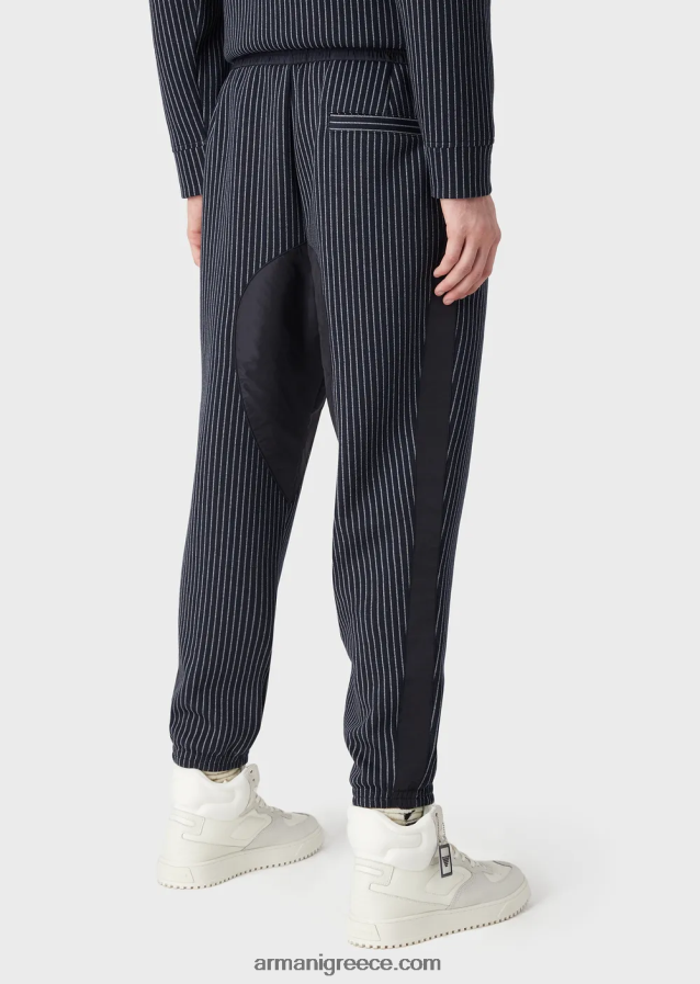 άνδρες Armani τζόγκερ με ρίγες 4046R61426