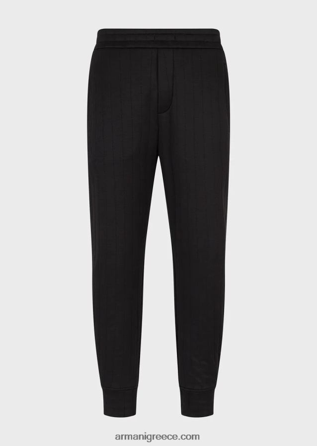 άνδρες Armani καπιτονέ τζόγκερ ζέρσεϊ 4046R61428 μαύρος