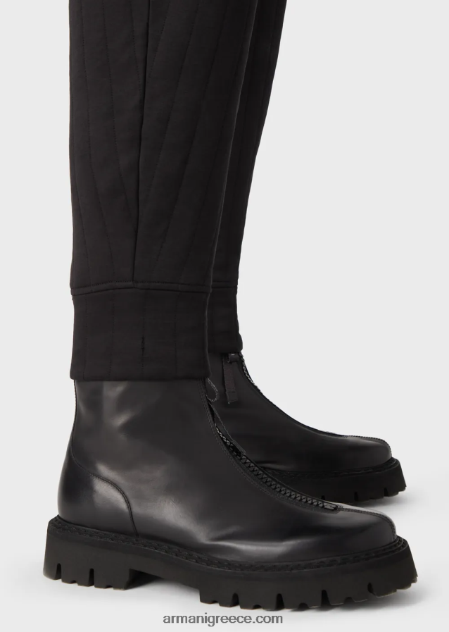 άνδρες Armani καπιτονέ τζόγκερ ζέρσεϊ 4046R61428 μαύρος