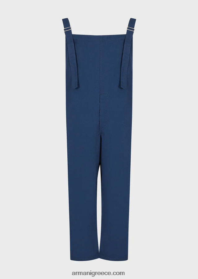 άνδρες Armani βιώσιμη συλλογή ανακυκλωμένων μπουντρών από καμβά 4046R61523 μπλε