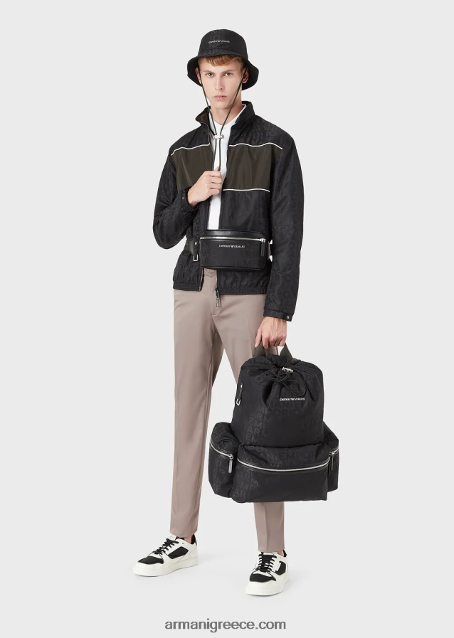 άνδρες Armani τεντωμένα βαμβακερά chinos 4046R61507 γκρι περιστεριού