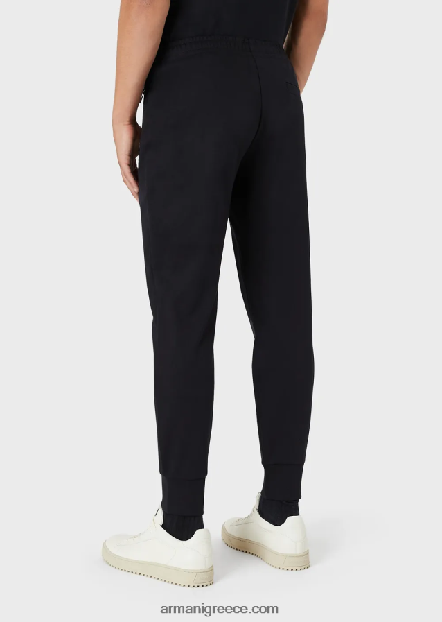 άνδρες Armani υφασμάτινα joggers ponte-di-roma 4046R61443
