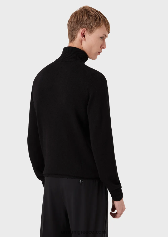 άνδρες Armani αγνό κασμίρι rollneck 4046R61284