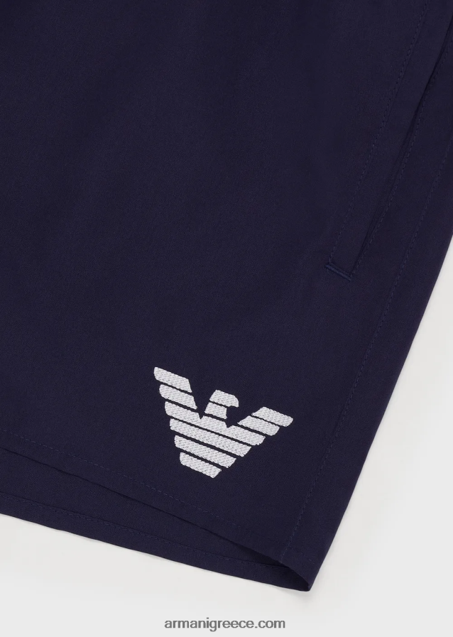 άνδρες Armani απαραίτητο μαγιό με κορδόνια 4046R6990 avio