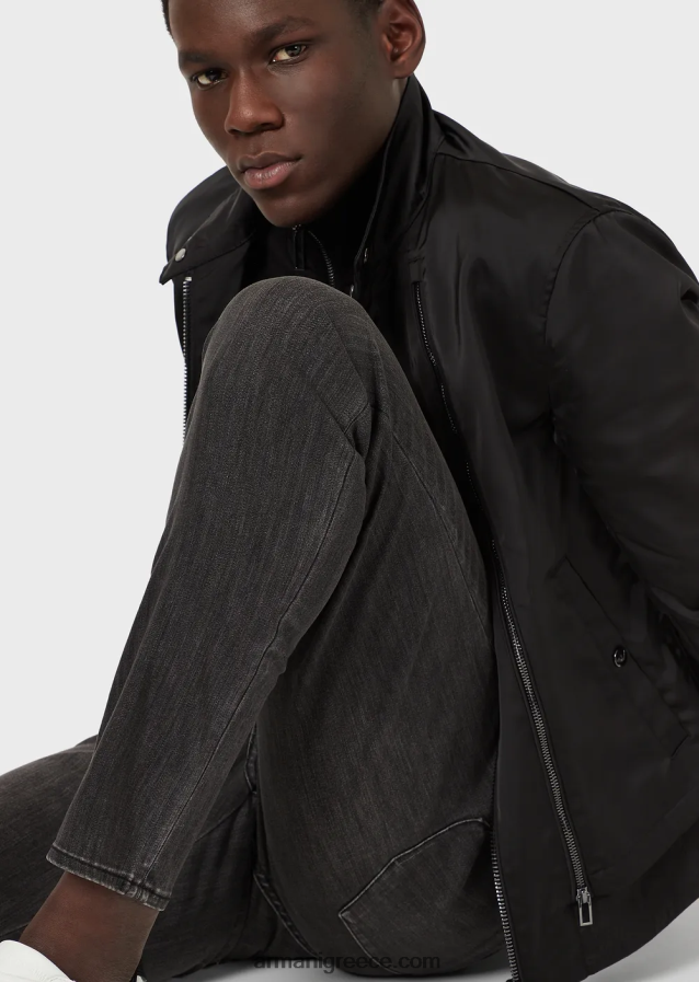 άνδρες Armani extra slim-fit j11 extra comfort τζιν τζιν 4046R61197 μαύρος