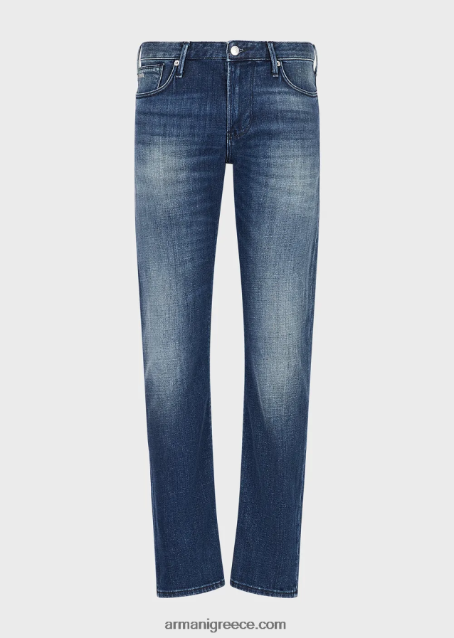 άνδρες Armani j06 slim-fit οργανικό-τζιν τζιν 4046R61159 τζην