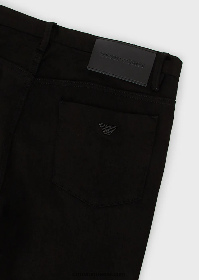 άνδρες Armani j11 εξαιρετικά άνετο στενό τζιν τζιν 4046R61198 μαύρο 1
