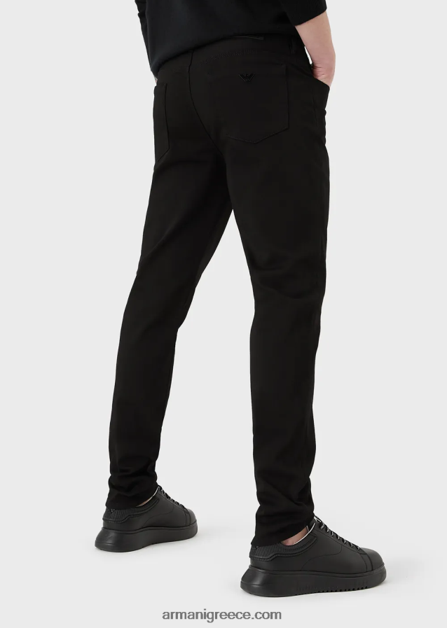 άνδρες Armani Τζιν τζιν j11 εξαιρετικά λεπτή και έξτρα άνεση 4046R61199 μαύρος