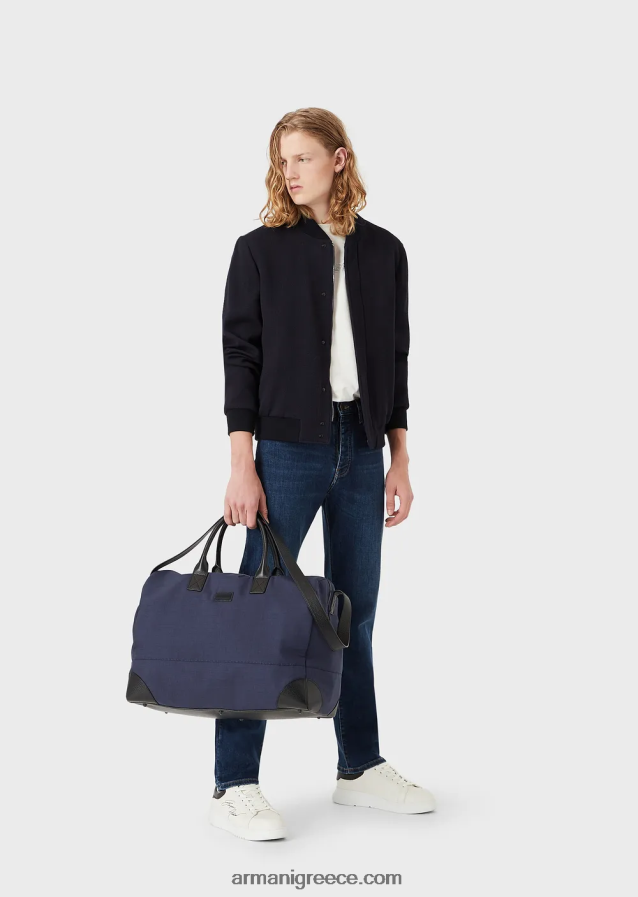 άνδρες Armani j21 πλυμένο, με κανονική εφαρμογή, τζιν τζιν με twill 4046R61211 τζην