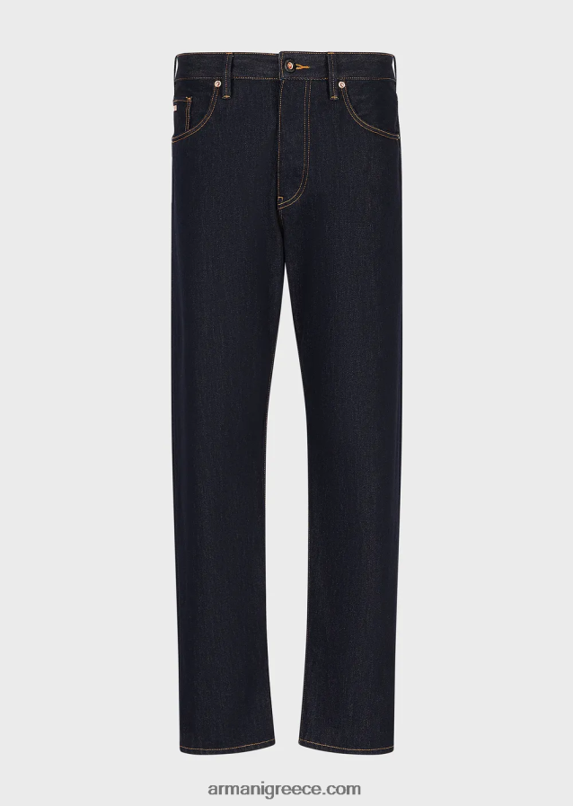 άνδρες Armani j72 loose-fit reactive blue τζιν τζιν 4046R61148 τζην