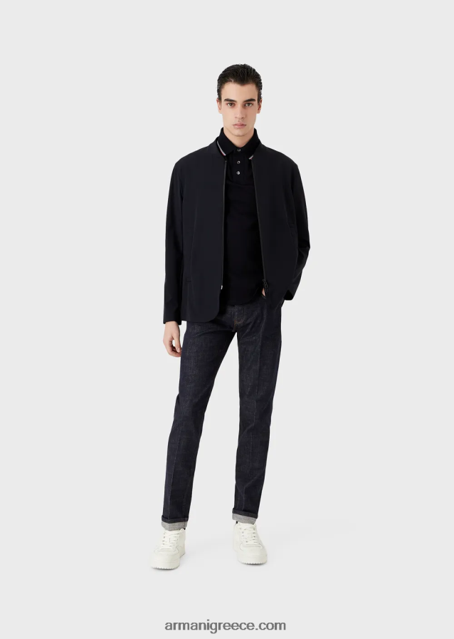 άνδρες Armani j75 slim-fit selvedge μπλε τζιν τζιν 4046R61167 μπλε