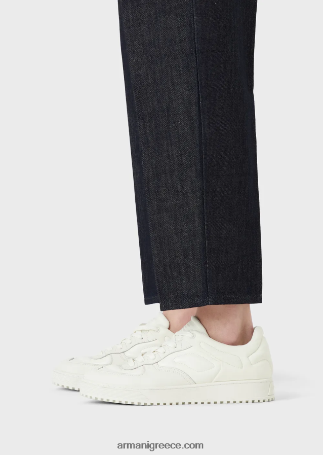 άνδρες Armani j79 φαρδιά, ξεθωριασμένα ανοιχτόχρωμα τζιν τζιν 4046R61152 τζην