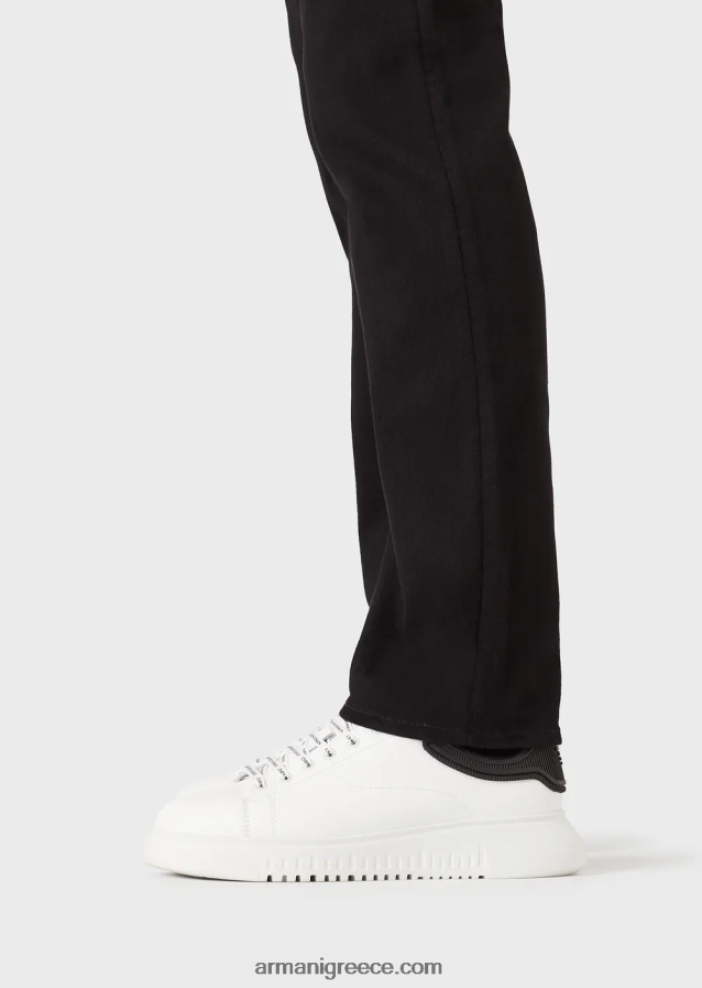 άνδρες Armani Τζιν twill j45 κανονικής εφαρμογής, comfort-τζιν 4046R61208 μαύρος