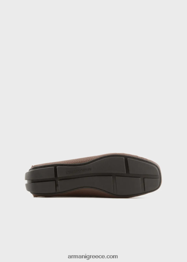 άνδρες Armani παπούτσια οδήγησης από δέρμα 4046R61841 βοός