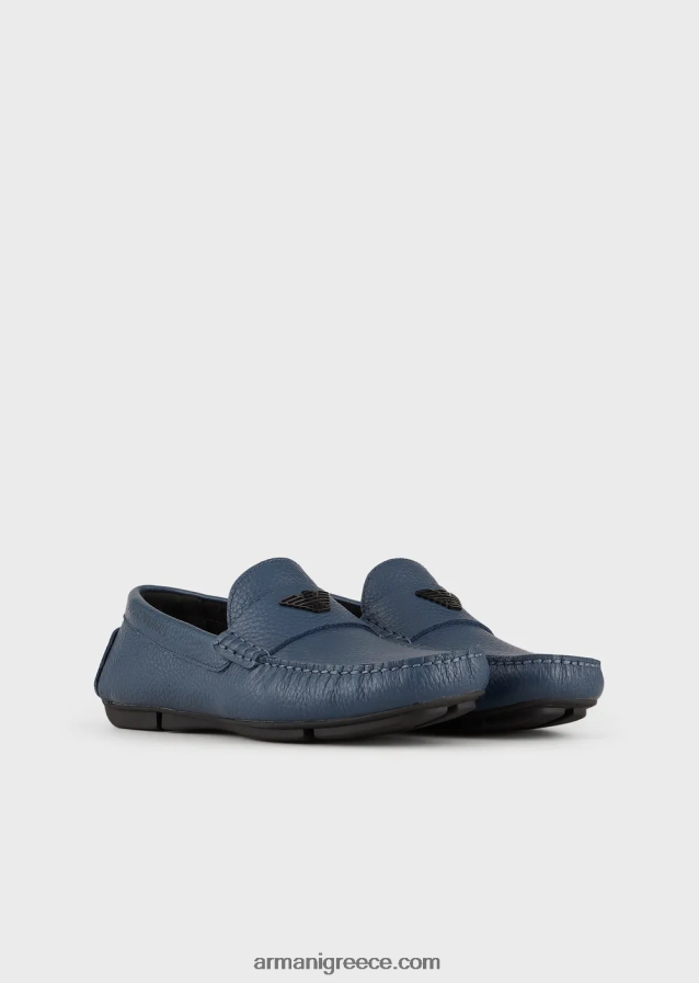 άνδρες Armani παπούτσια οδήγησης από δέρμα 4046R61842 avio