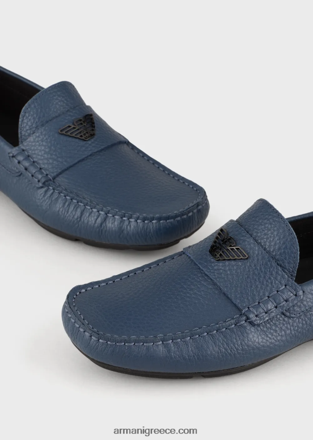 άνδρες Armani παπούτσια οδήγησης από δέρμα 4046R61842 avio