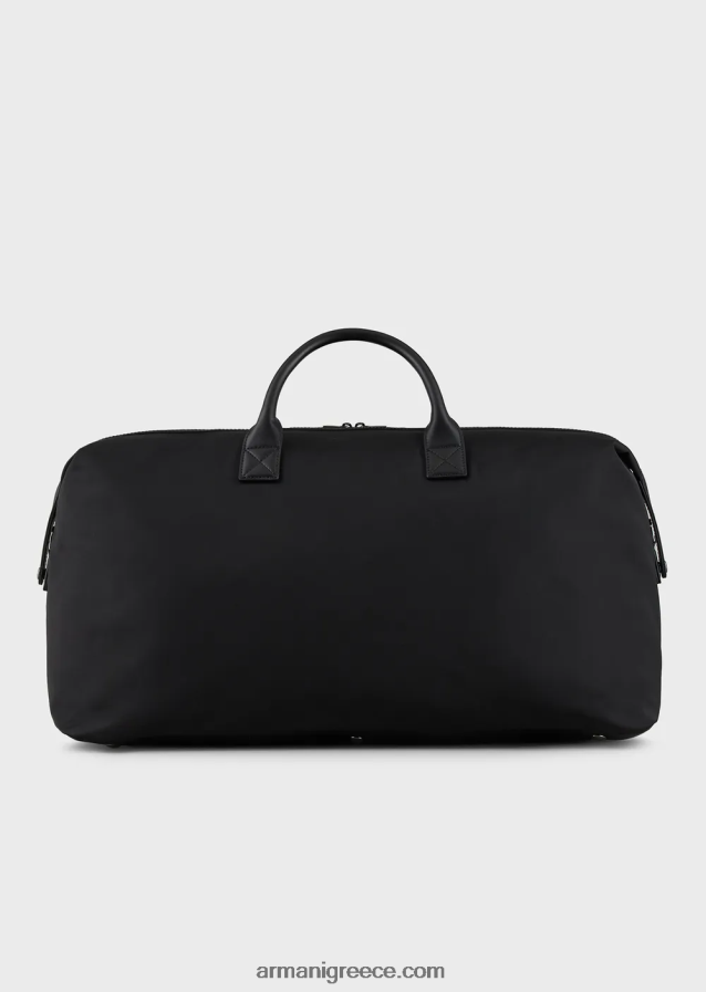 άνδρες Armani ανακυκλωμένη νάιλον σακούλα ντουλαπιού 4046R61992 μαύρος