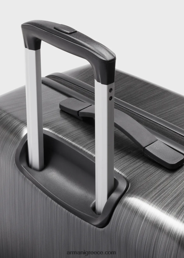 άνδρες Armani abs μεγάλη τσάντα τρόλεϊ με υπερμεγέθη, ανάγλυφο αετό 4046R61995 γκρί