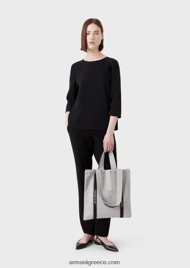 άνδρεςEmporio armani project για βιώσιμη υφασμάτινη τσάντα αγοραστή την ημέρα της γης 4046R61994 γκρί