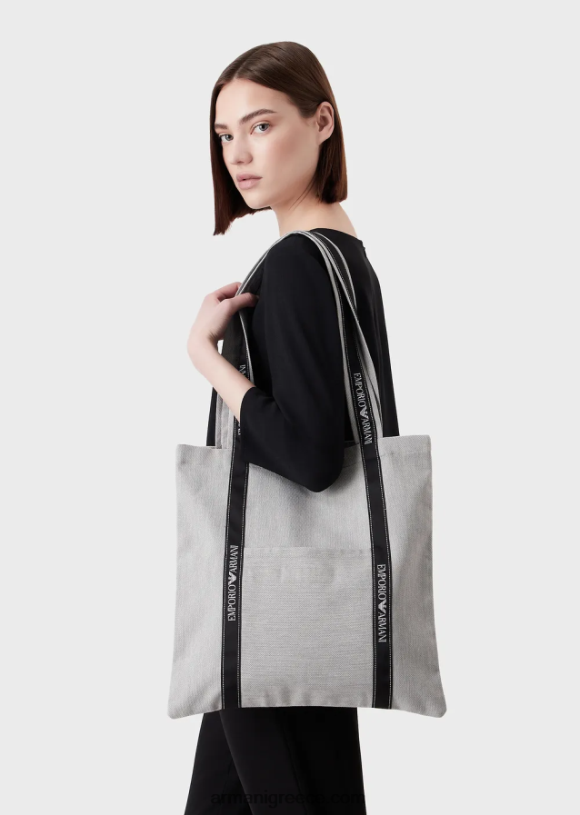 άνδρεςEmporio armani project για βιώσιμη υφασμάτινη τσάντα αγοραστή την ημέρα της γης 4046R61994 γκρί