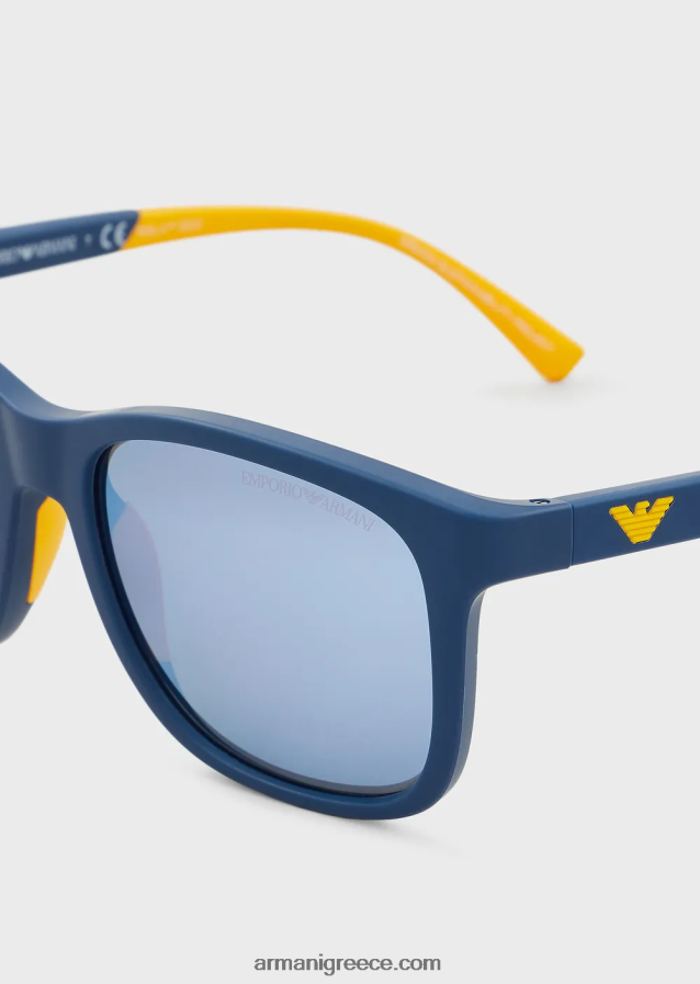 αγόρι Armani τετράγωνα γυαλιά ηλίου 4046R62491 μπλε