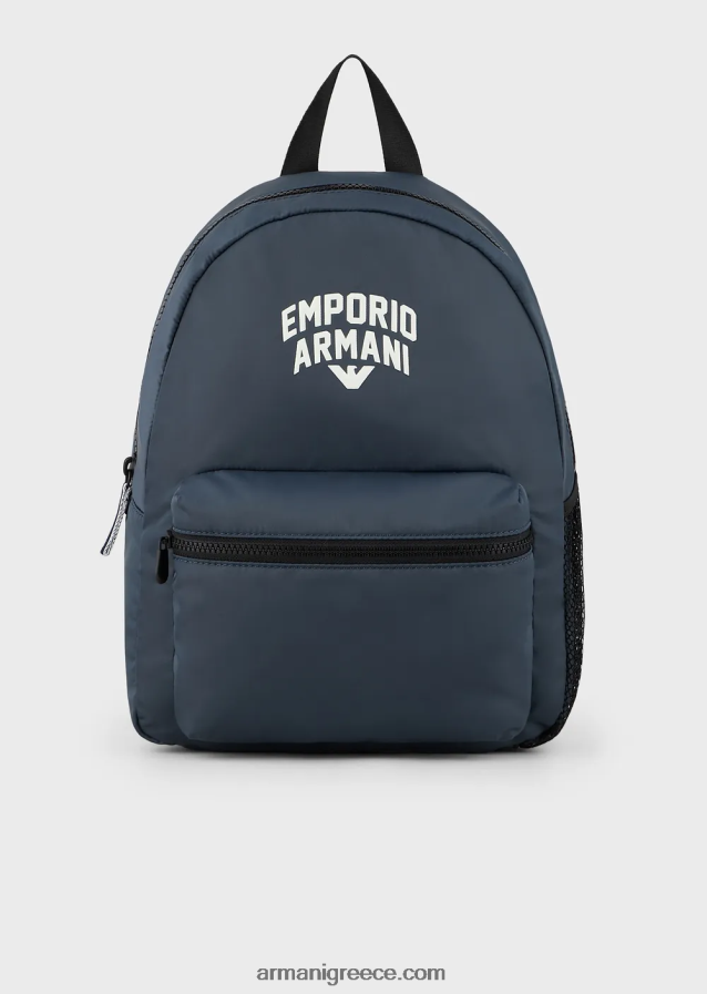 αγόρι Armani Σακίδιο πλάτης με επένδυση από ανακυκλωμένο νάιλον με λογότυπο 4046R62493