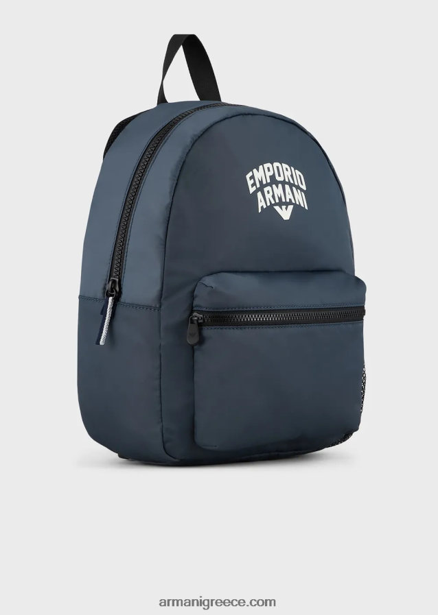 αγόρι Armani Σακίδιο πλάτης με επένδυση από ανακυκλωμένο νάιλον με λογότυπο 4046R62493