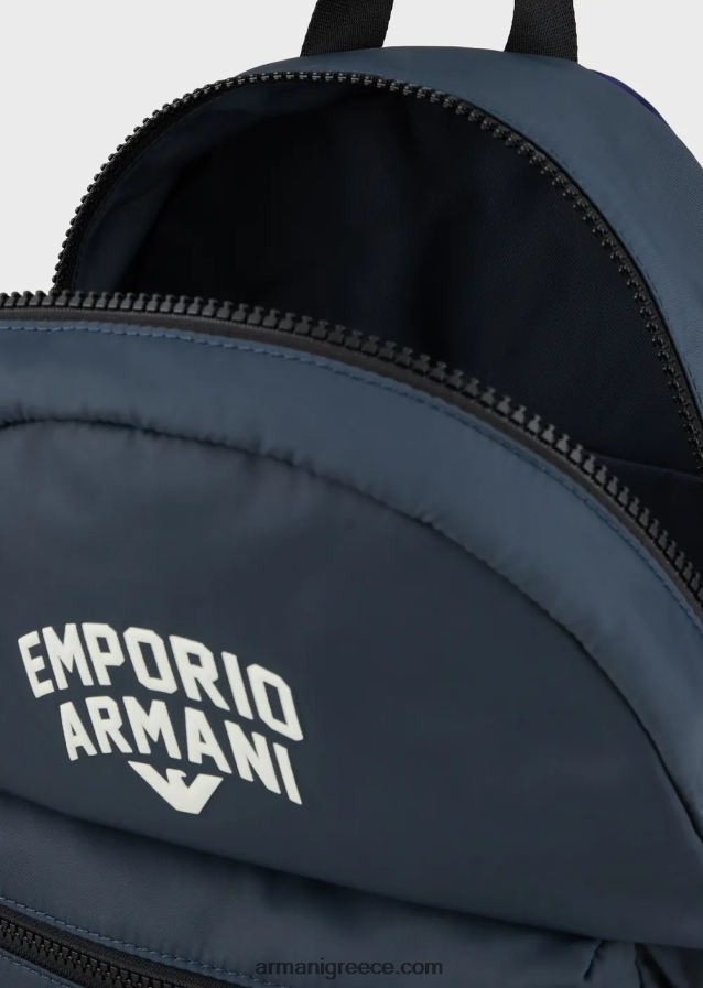 αγόρι Armani Σακίδιο πλάτης με επένδυση από ανακυκλωμένο νάιλον με λογότυπο 4046R62493