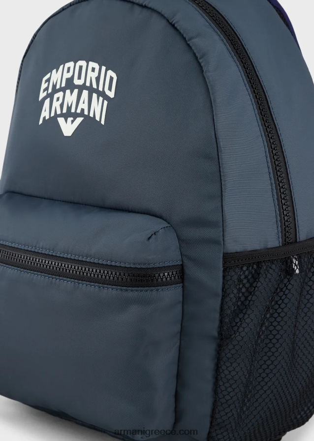 αγόρι Armani Σακίδιο πλάτης με επένδυση από ανακυκλωμένο νάιλον με λογότυπο 4046R62493