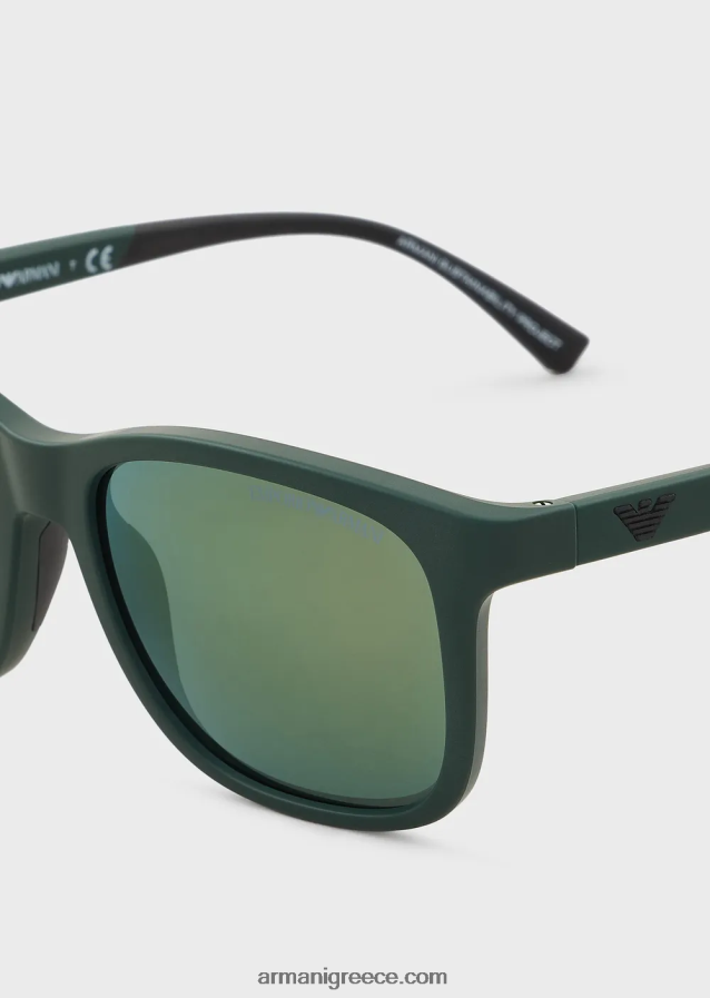 αγόρι Armani τετράγωνα γυαλιά ηλίου 4046R62497 verde scuro 1