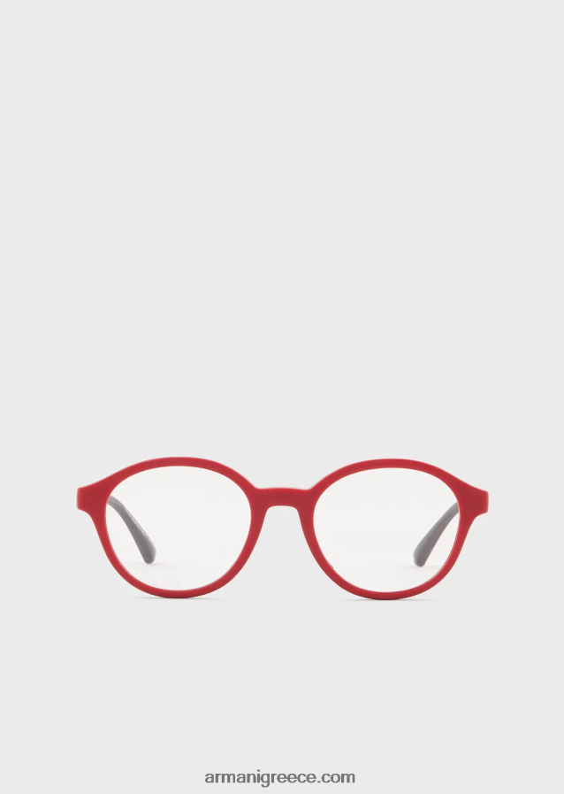αγόρι Armani στρογγυλά γυαλιά 4046R62507 το κόκκινο