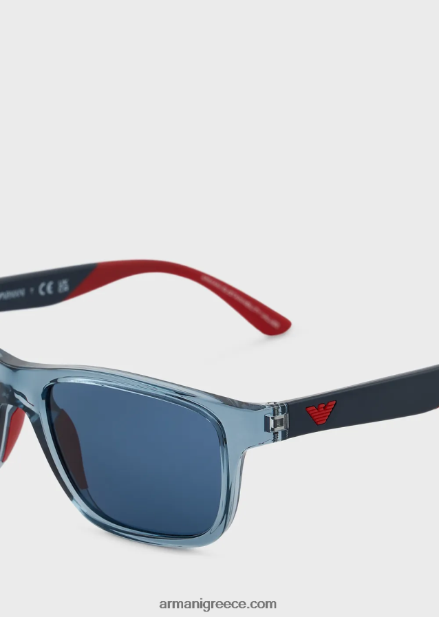 αγόρι Armani παιδικά γυαλιά ηλίου σε σχήμα μαξιλαριού 4046R62524