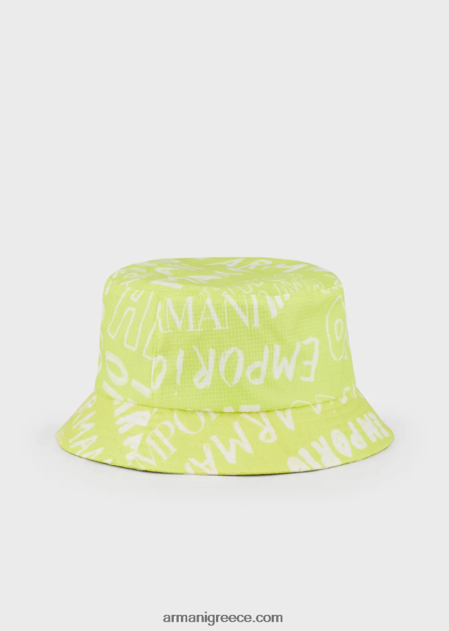 αγόρι Armani νάιλον κλος καπέλο με γράμματα ea crew σε όλη την επιφάνεια 4046R62503