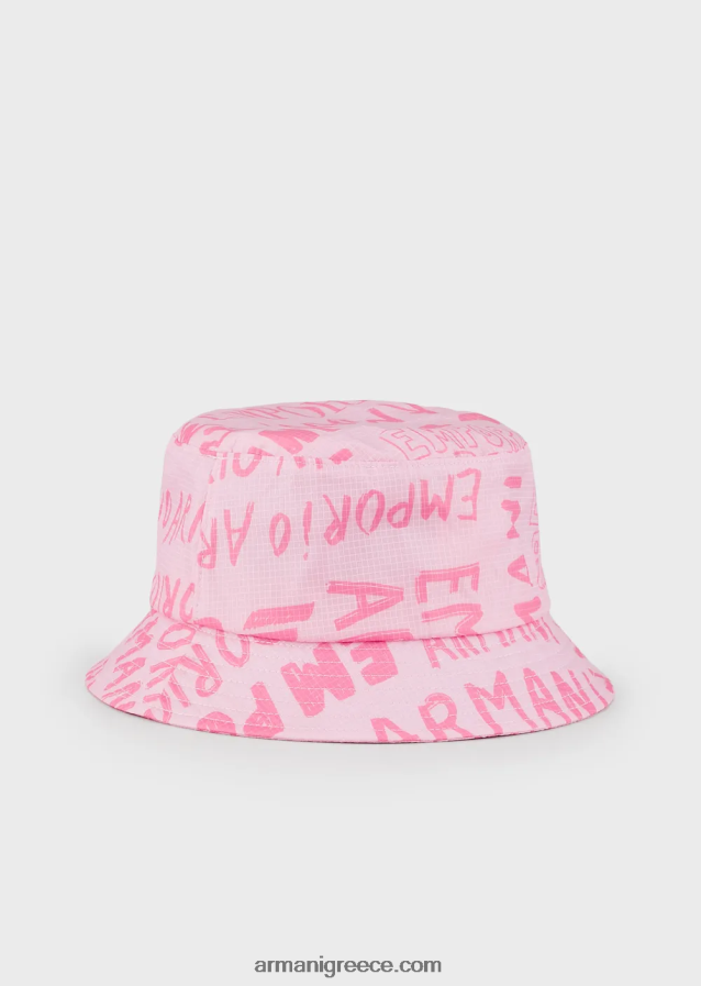 αγόρι Armani νάιλον κλος καπέλο με γράμματα ea crew σε όλη την επιφάνεια 4046R62504
