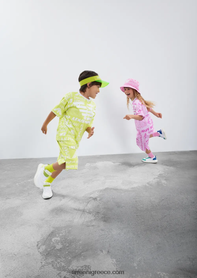 αγόρι Armani νάιλον κλος καπέλο με γράμματα ea crew σε όλη την επιφάνεια 4046R62504