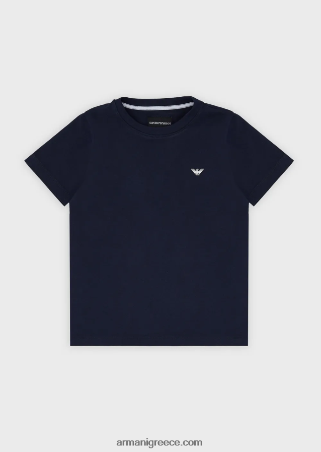 αγόρι Armani βαμβακερό μπλουζάκι με λογότυπο 4046R62410