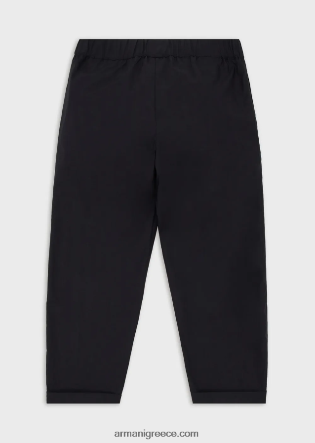 αγόρι Armani βαμβακερό παντελόνι με ελαστική μέση 4046R62459 ναυτικό μπλε