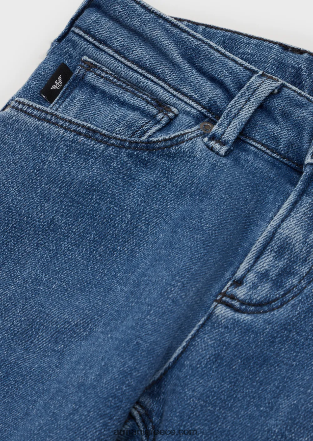 αγόρι Armani j06 τζιν σε stretch τζιν 4046R62473 ναυτικό μπλε