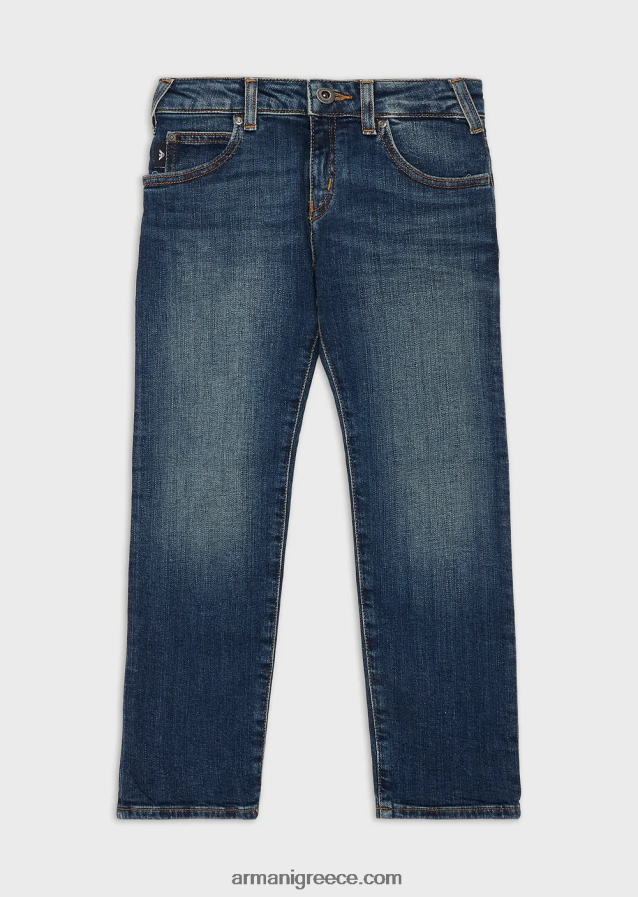 αγόρι Armani τζιν τζιν j45 πέτρινο 4046R62377 ναυτικό μπλε